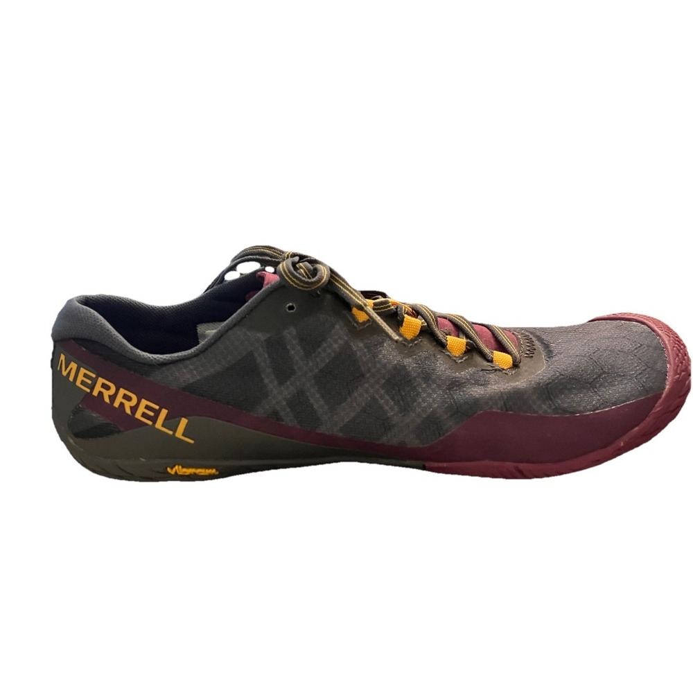 Merrell Vapor Glove 3 Barefoot Running Minimalist Shoes 10.5 Gray Purple J09674
